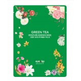 Тканевая маска для лица с зеленым чаем «Eyenlip Green Tea Moisture Essence Mask» 